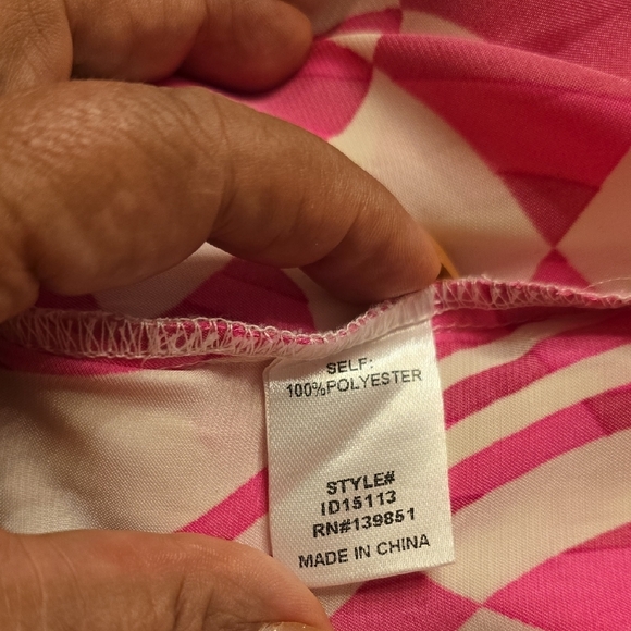 ODDY Pink and White Swirl Mini Dress - Picture 6 of 15